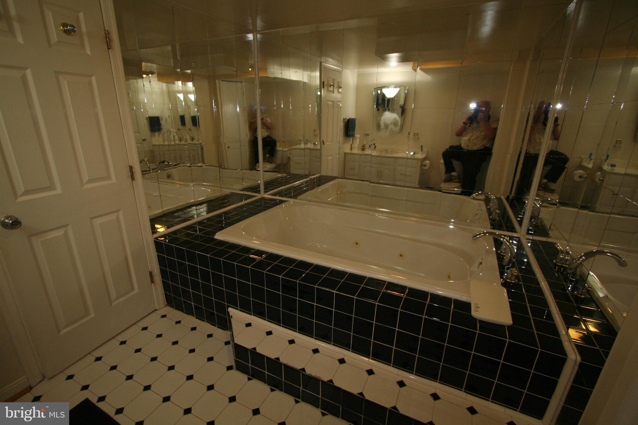 12718 Gould Road Silver Spring, MD 20906 - Photo 40 of 55 a bathroom with a sink vanity and mirror