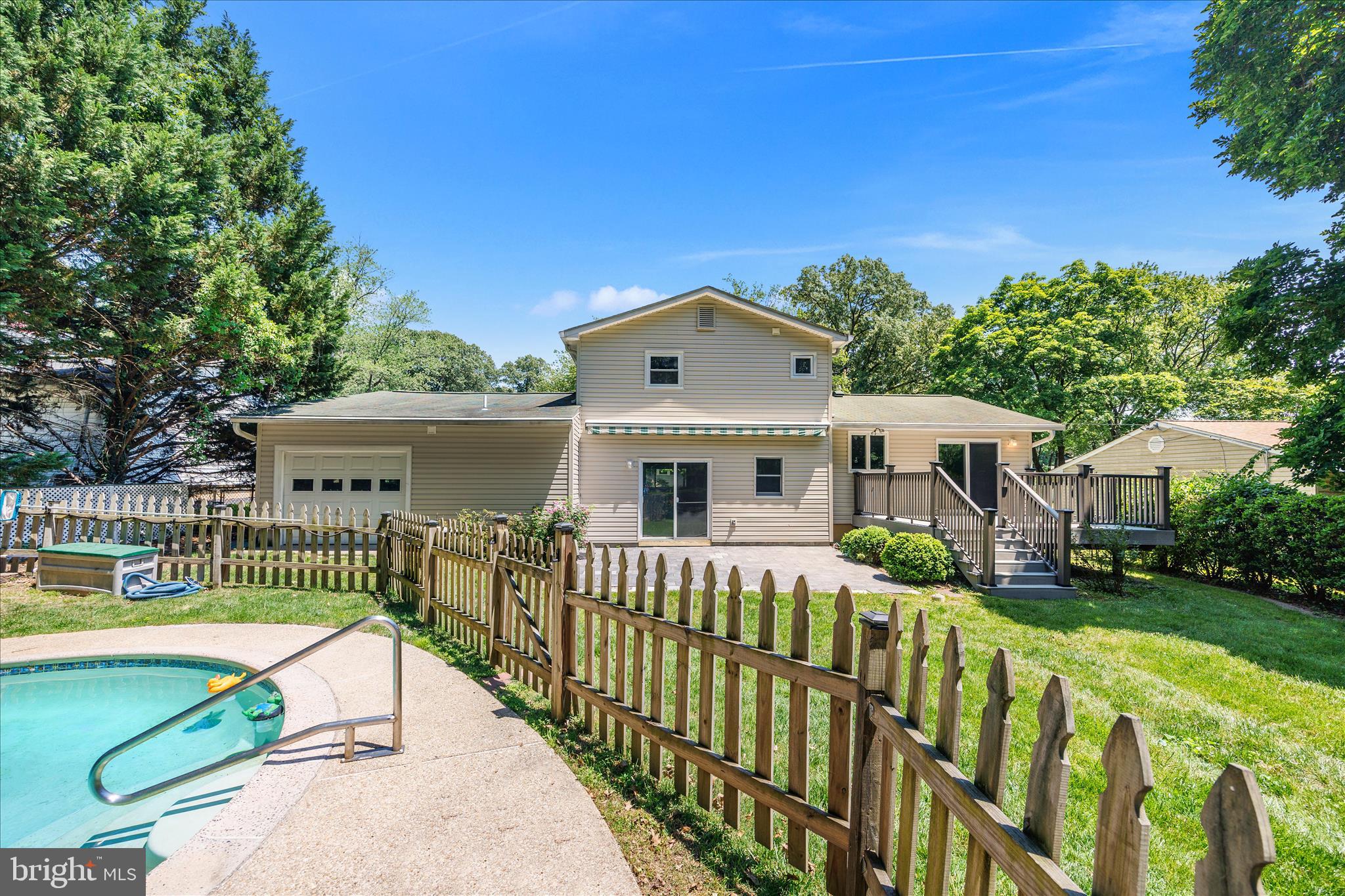 162 Barbara Road Severna Park, MD 21146 - Photo 40 of 48 In-ground pool with fence.