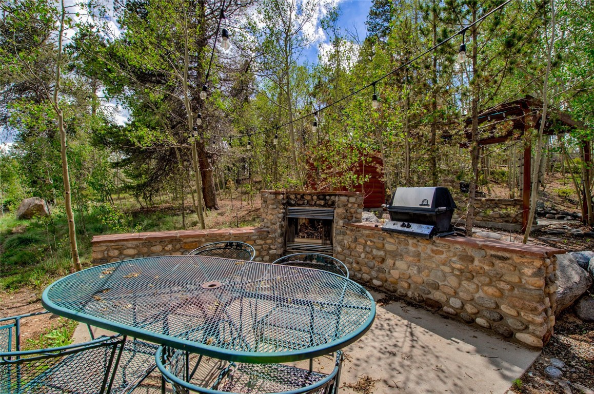 122 Sunshine Loop Fairplay, CO 80440 - Photo 20 of 28 a view of a chairs and table in the patio