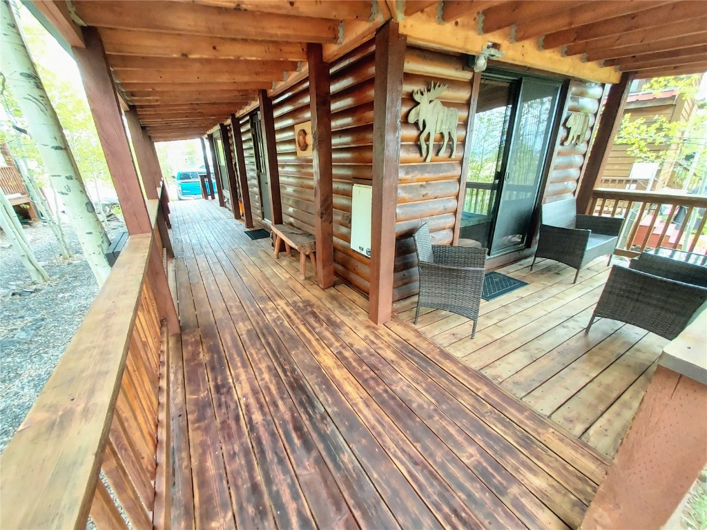 122 Sunshine Loop Fairplay, CO 80440 - Photo 21 of 28 a view of deck with patio