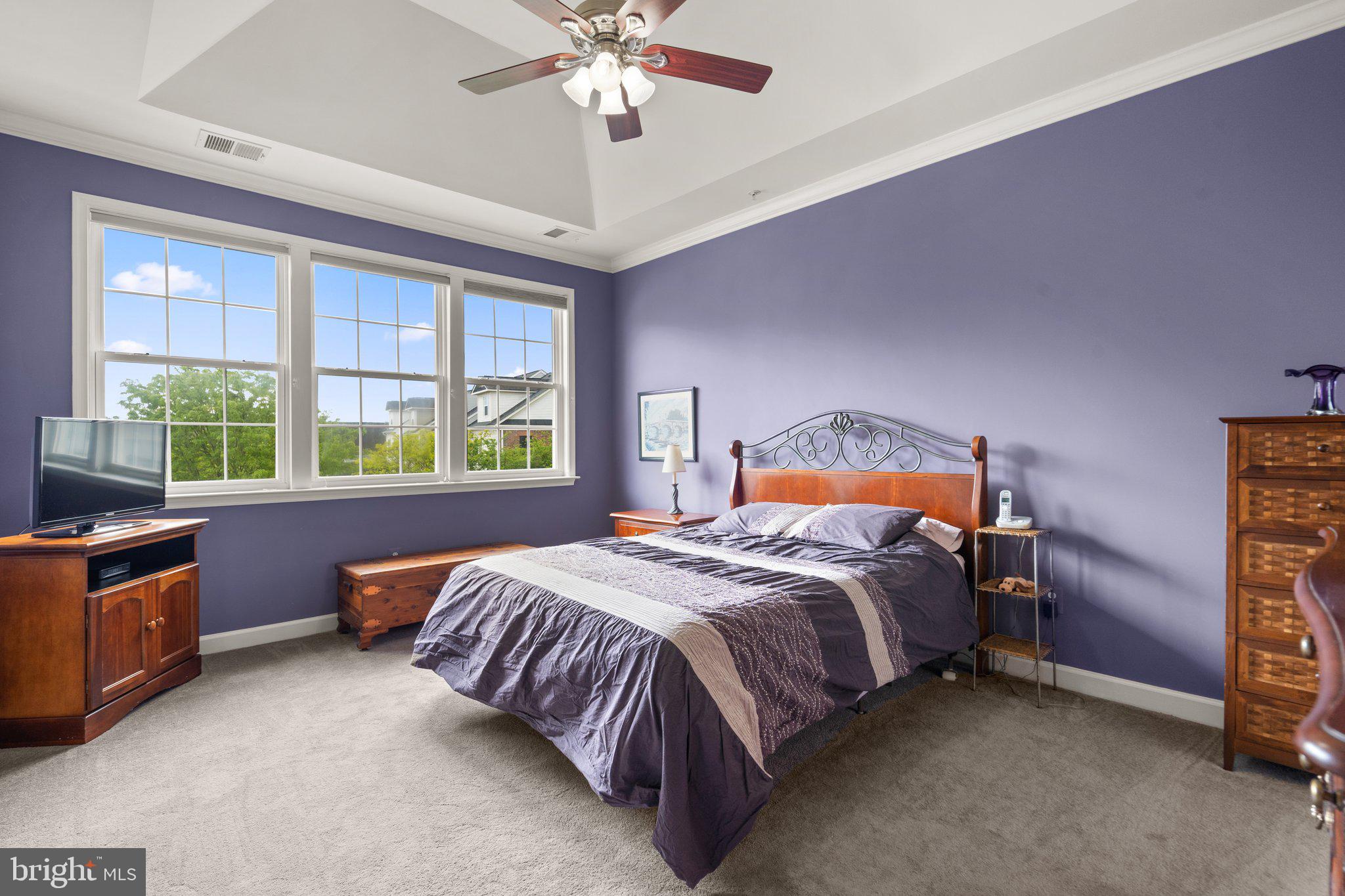 708 Ridgemont Avenue Rockville, MD 20850 - Photo 23 of 51 Owner's Suite with tray ceiling