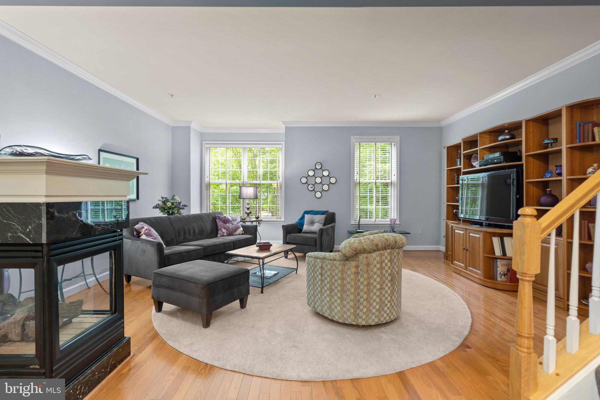 708 Ridgemont Avenue Rockville, MD 20850 - Photo 4 of 51 Living Room with gas fireplace