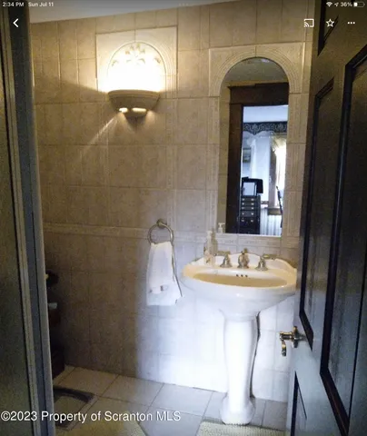 a bathroom with a sink