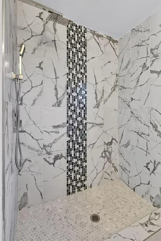 a view of a room with an empty space