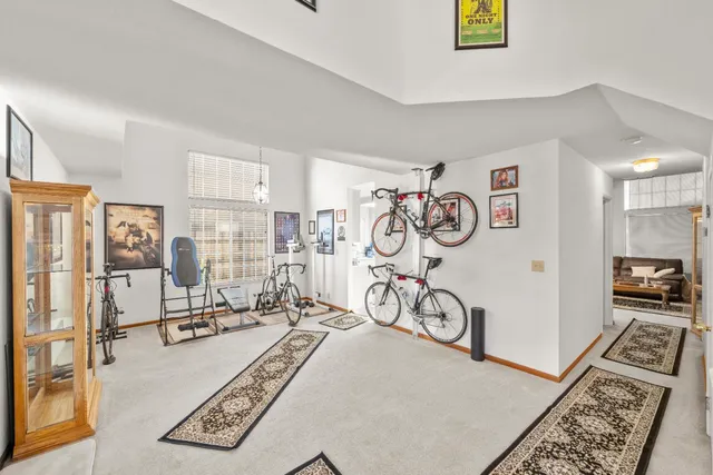 a view of a livingroom with furniture and a couch