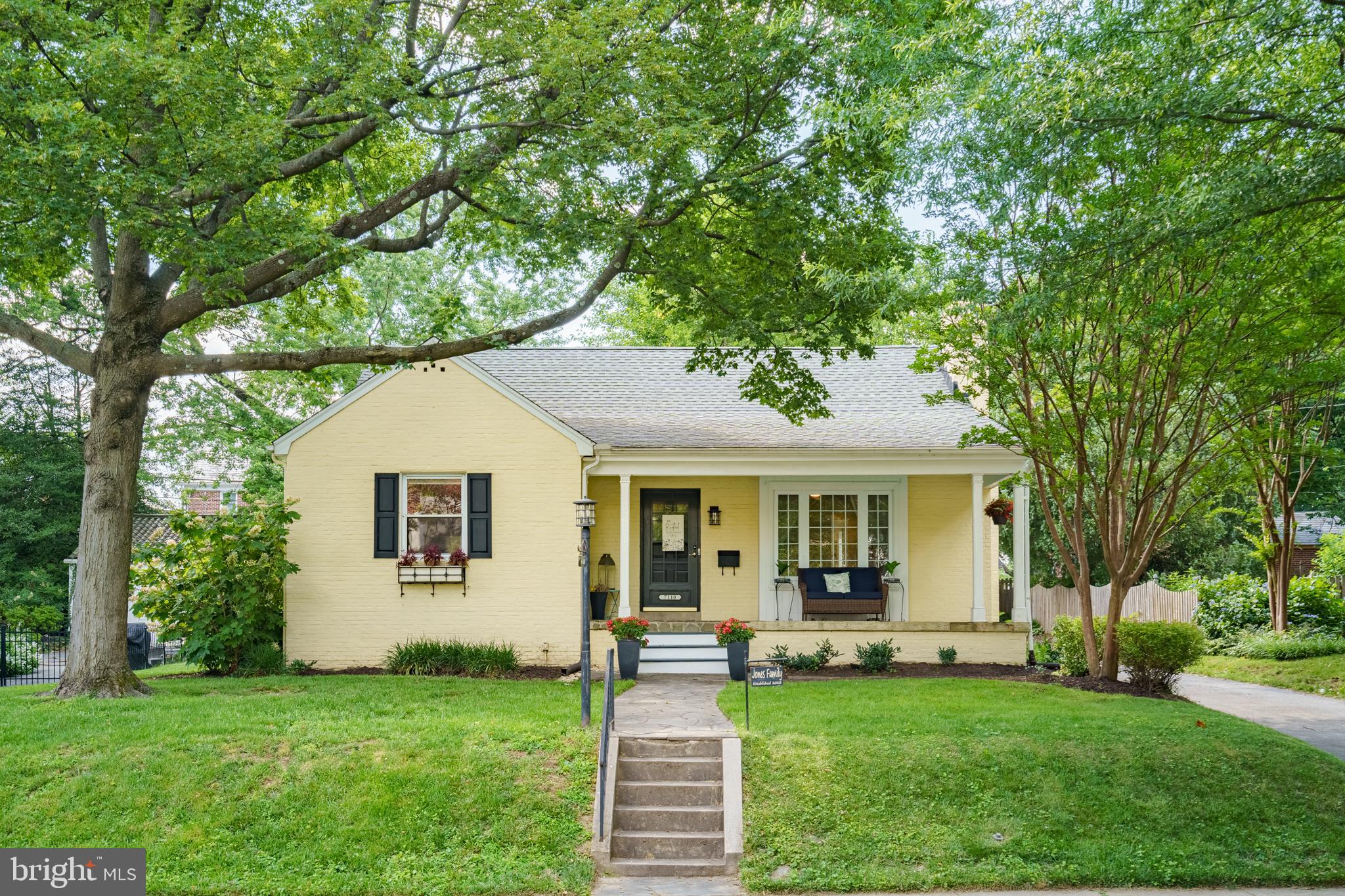 7110 Bristol Road Baltimore, MD 21212 - Photo 1 of 58 Lovely covered front porch on beautiful street.
