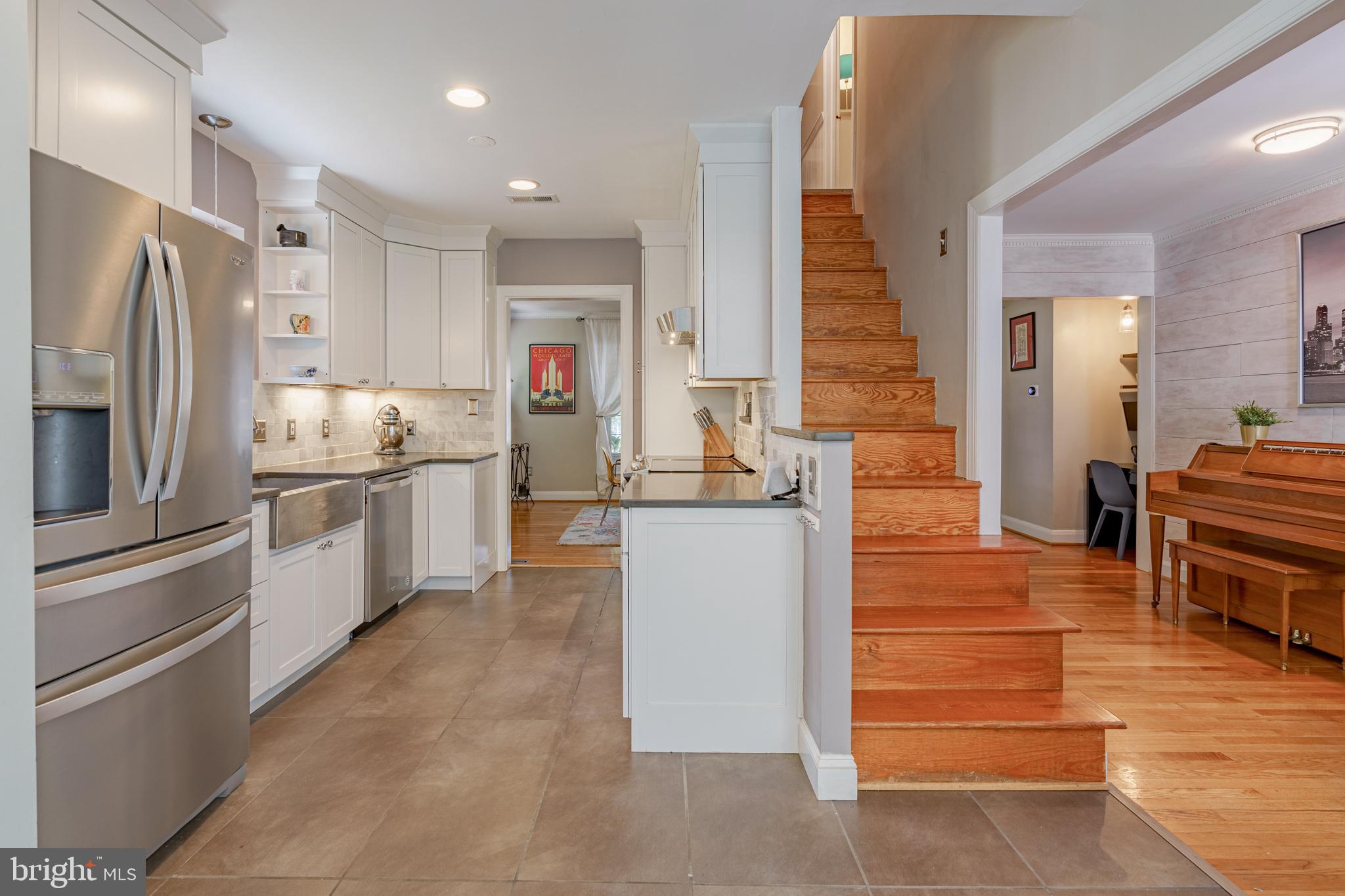 7110 Bristol Road Baltimore, MD 21212 - Photo 16 of 58 Stairs to upstairs bedrooms and full bath.