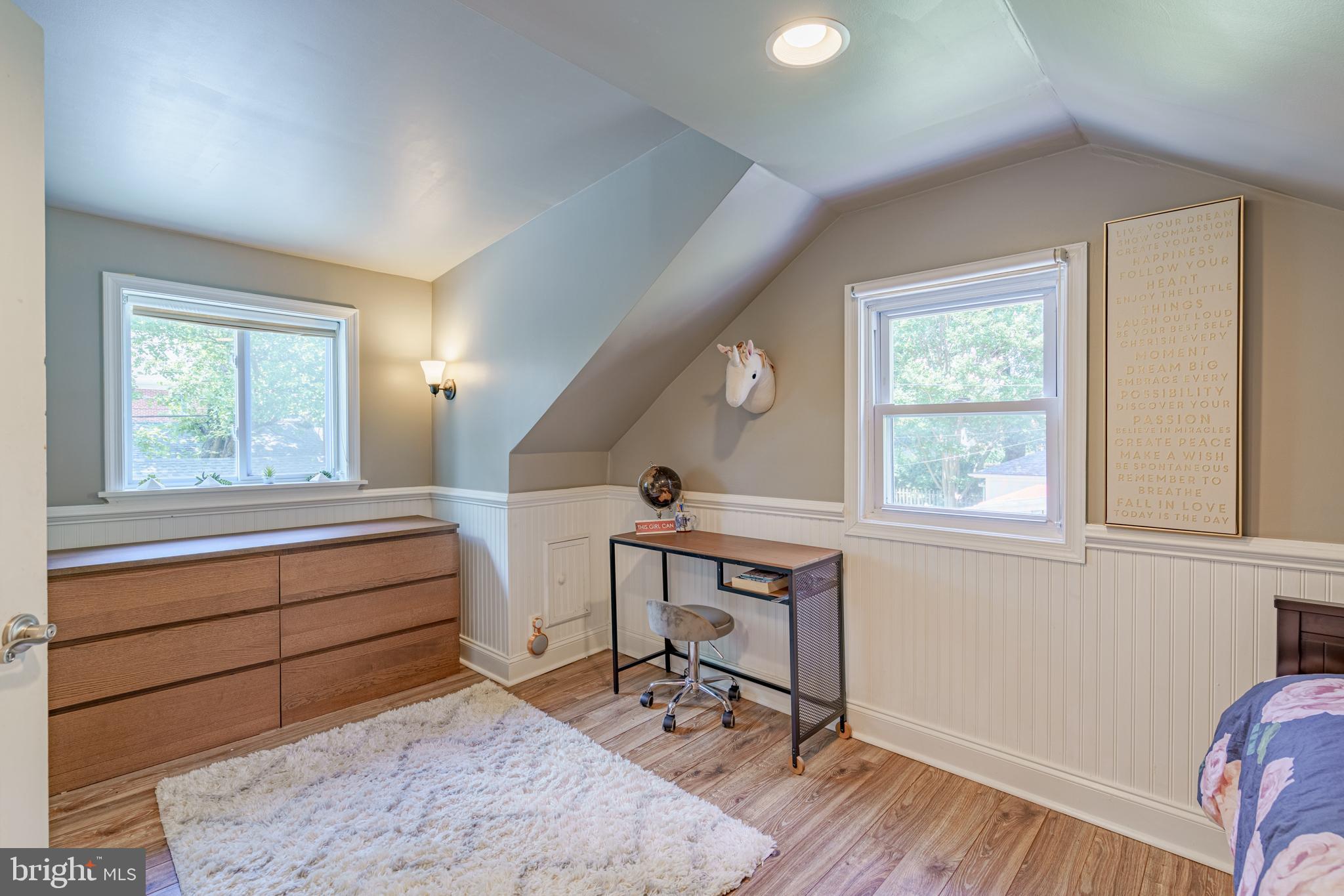 7110 Bristol Road Baltimore, MD 21212 - Photo 46 of 58 Upper level bedroom with new floors.
