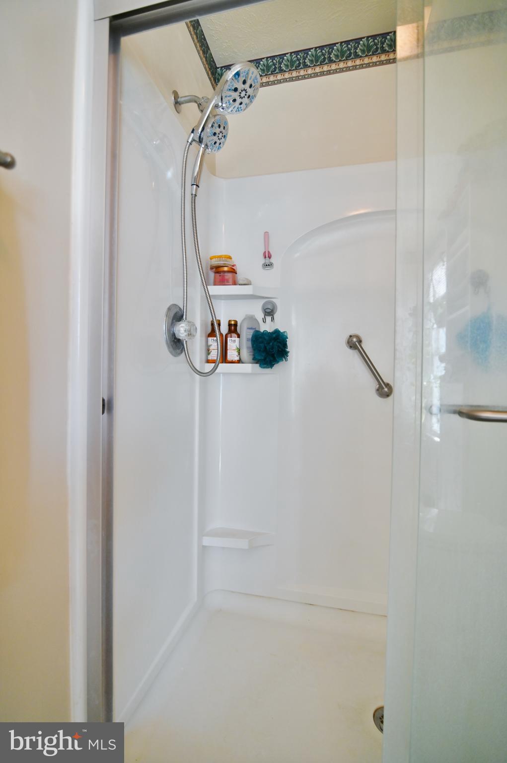 8284 Back Road Maurertown, VA 22644 - Photo 38 of 54 a bathroom with a shower and a sink