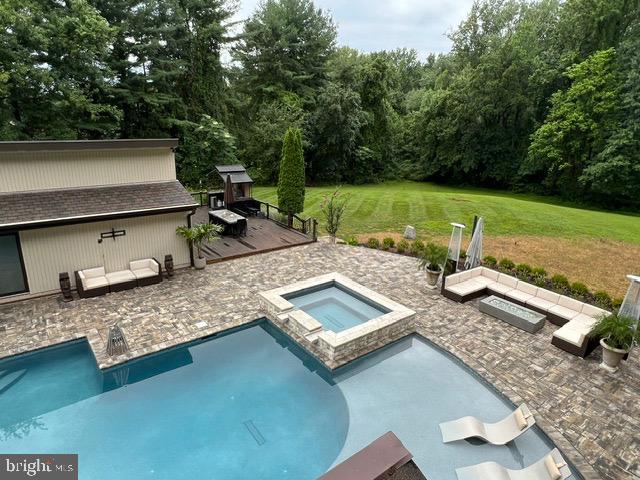 2308 Caves Road Owings Mills, MD 21117 - Photo 69 of 70 Shot of pool prior to failure