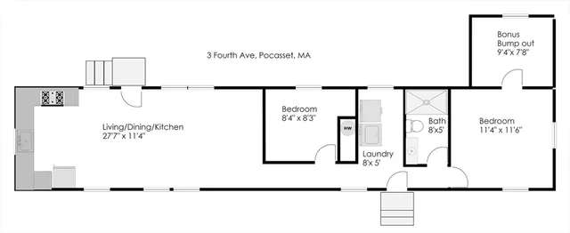 $225,000 | 3 4th Avenue, Bourne, MA 02559