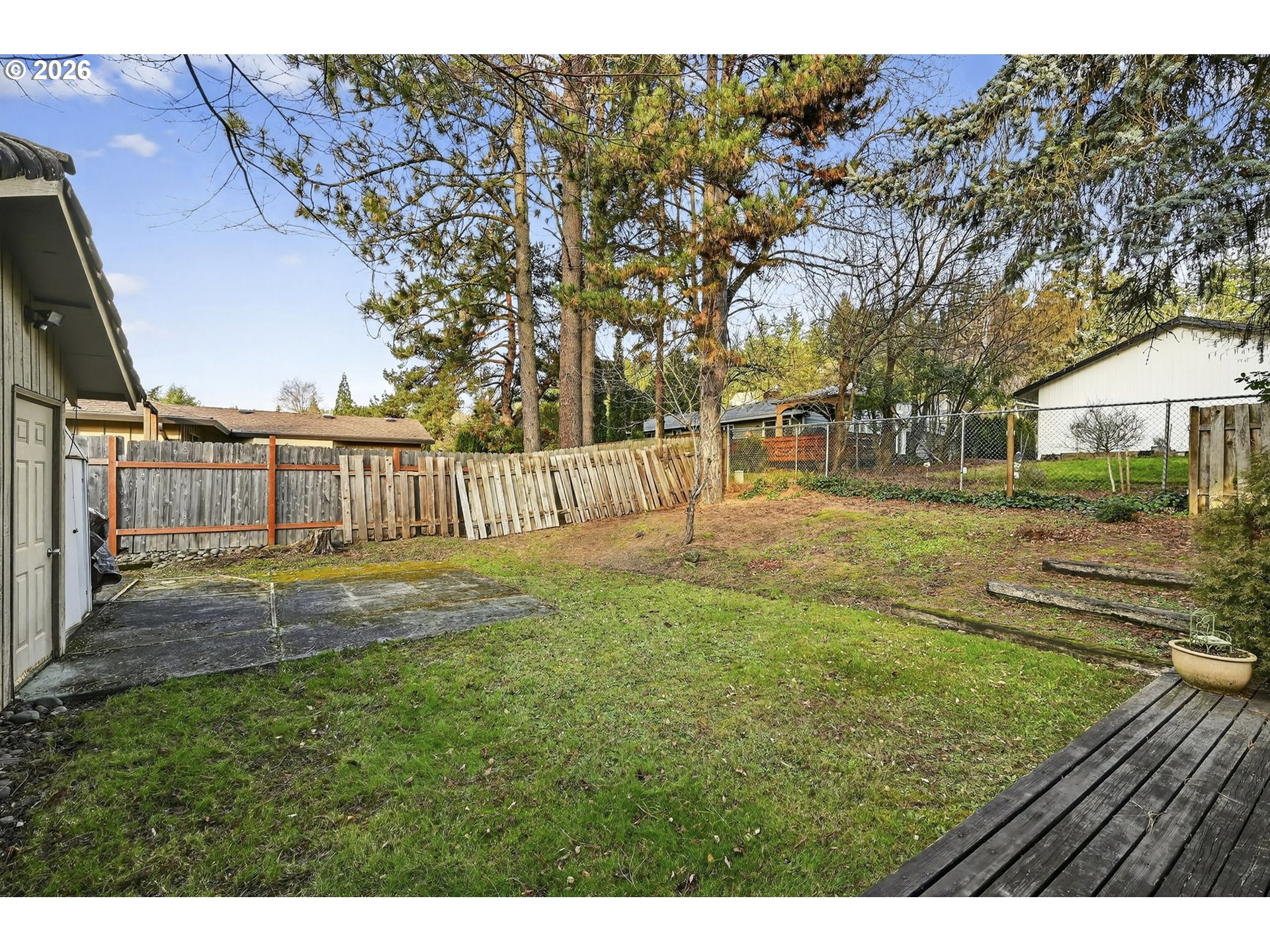 2445 Debok Road West Linn, OR 97068 - Photo 38 of 45 a view of a yard with an outdoor space