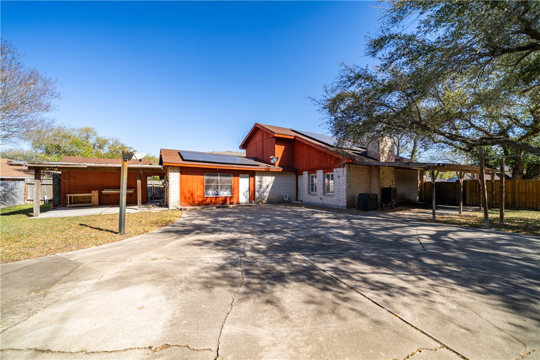 2217 Post Oak Drive Portland, TX 78374 - Photo 38 of 39 a view of a house with a yard and garage
