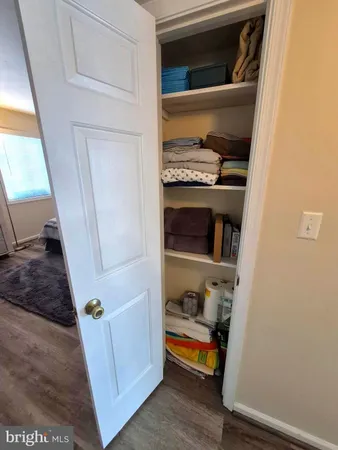 a room with storage and utility