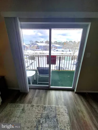 a view of outdoor space with deck and furniture