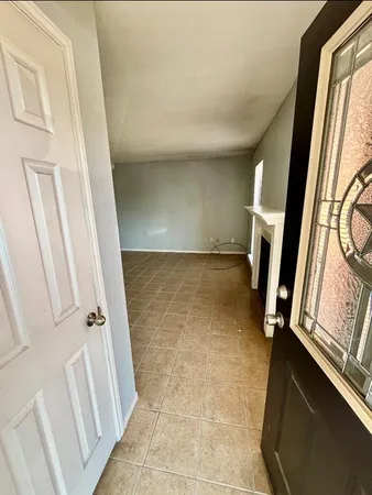 a view of an entryway with staircase