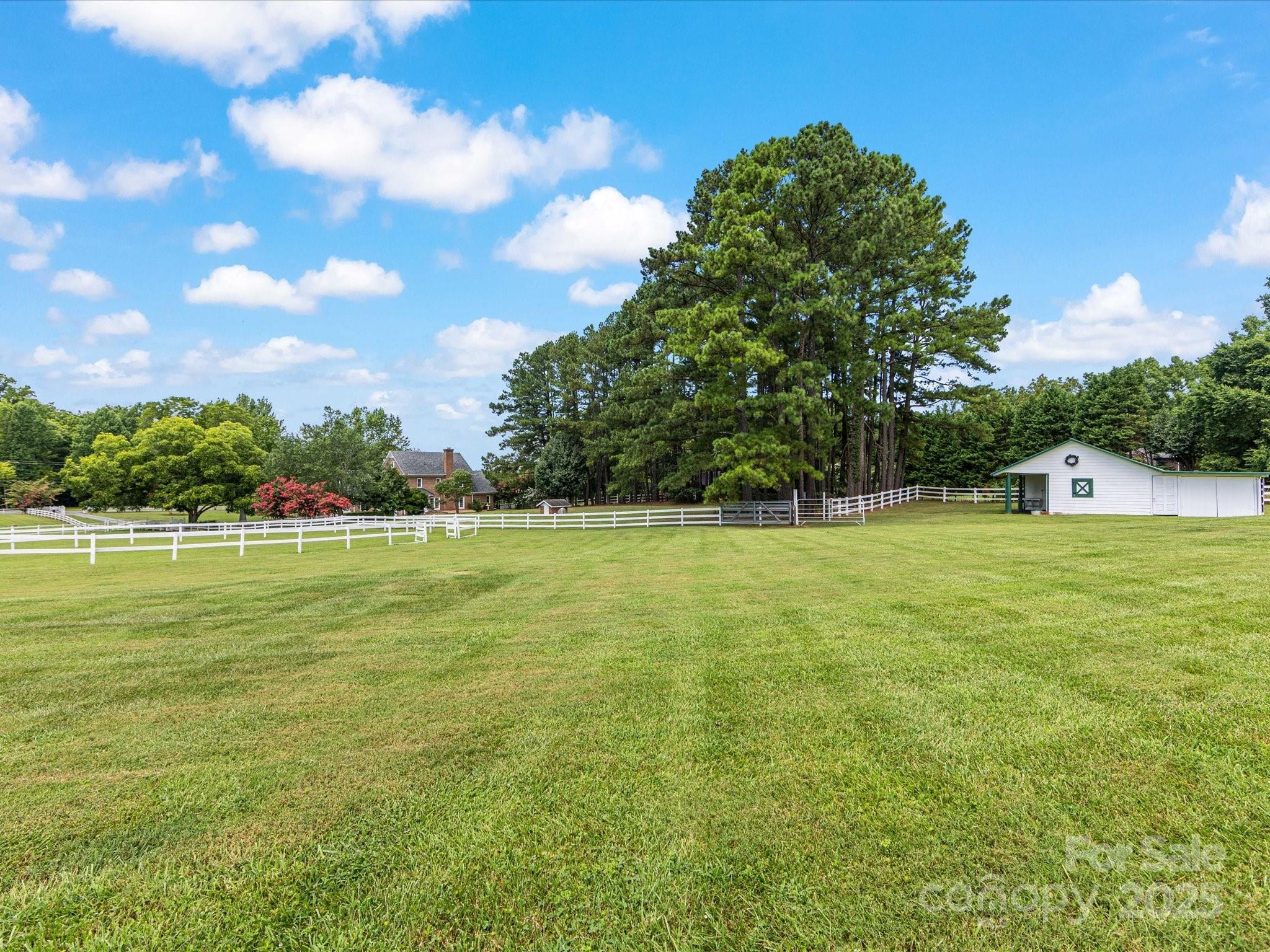 11215 Idlewild Road Matthews, NC 28105 - Photo 19 of 48 a view of outdoor space with garden and trees