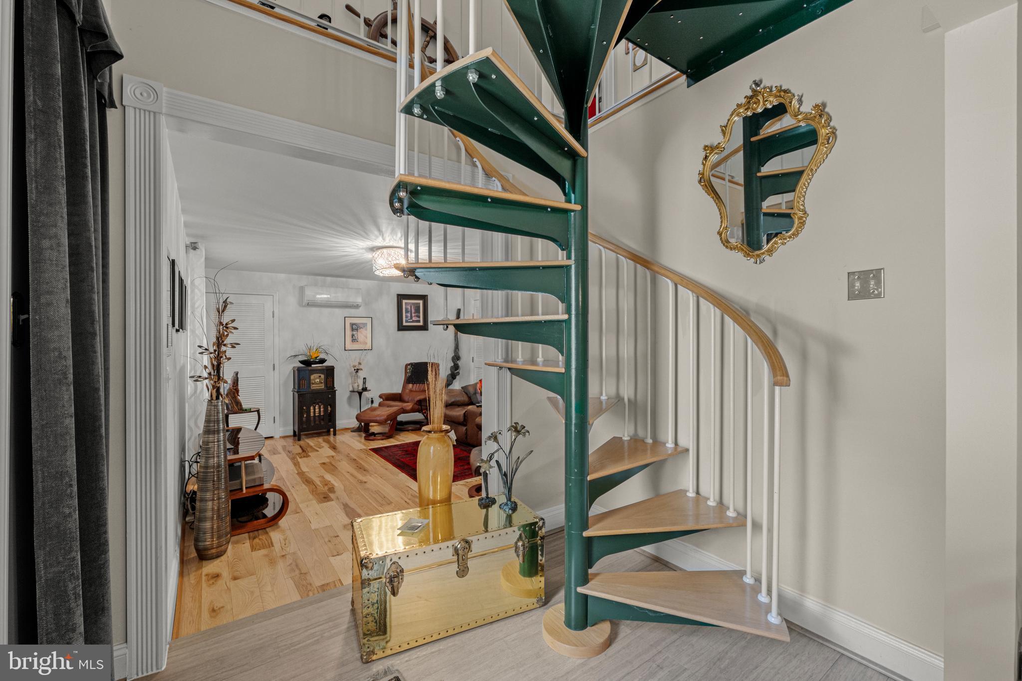 9307 Montpelier Drive Laurel, MD 20708 - Photo 27 of 69 Spiral Staircase to Game Room