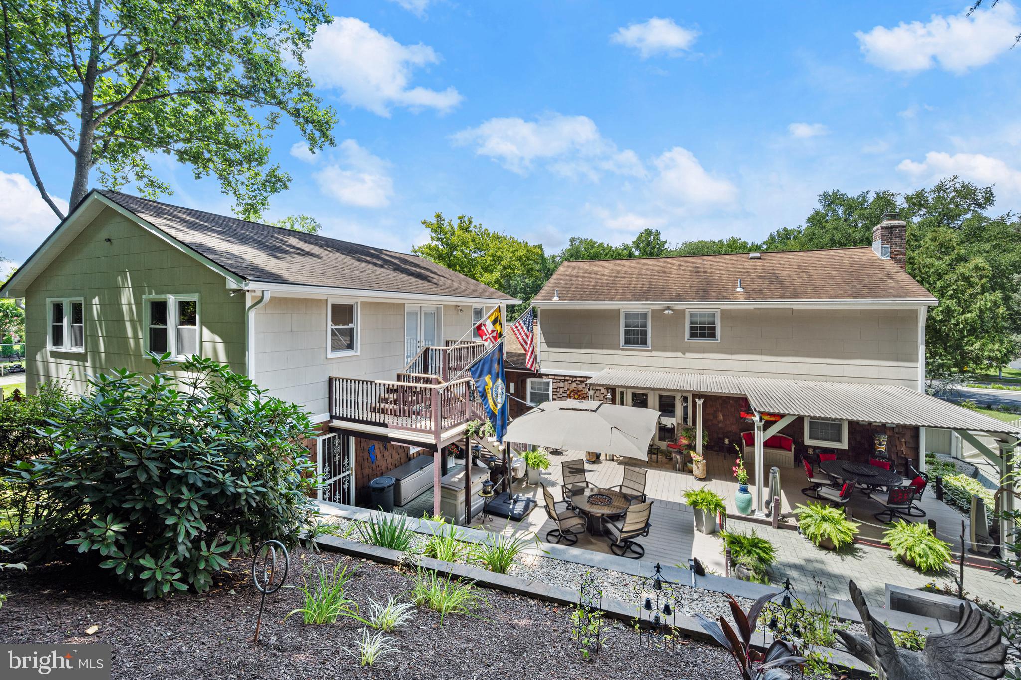9307 Montpelier Drive Laurel, MD 20708 - Photo 45 of 69 View of House from Rear of Backyard