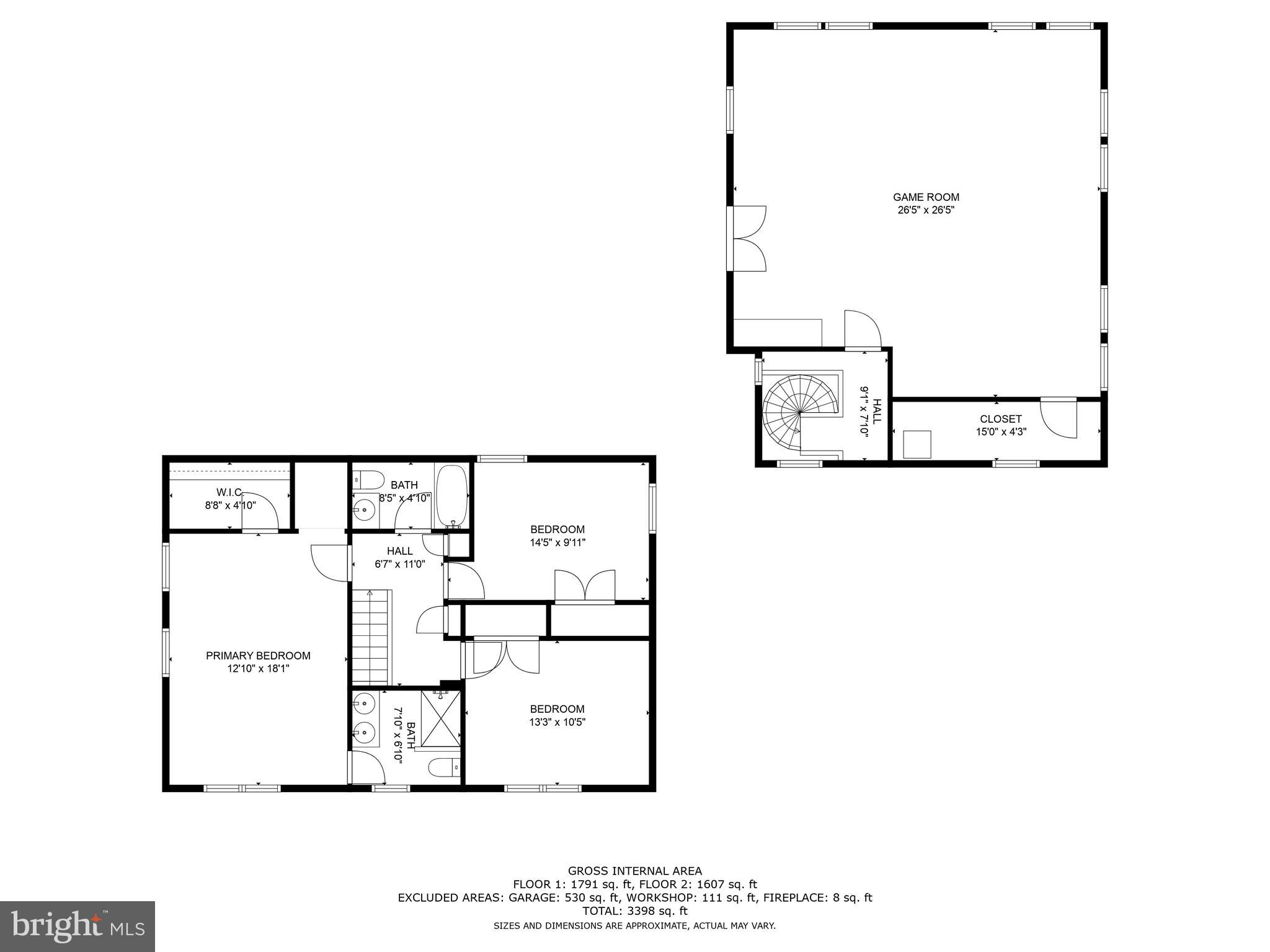 9307 Montpelier Drive Laurel, MD 20708 - Photo 68 of 69 Upper Level Floor Plans