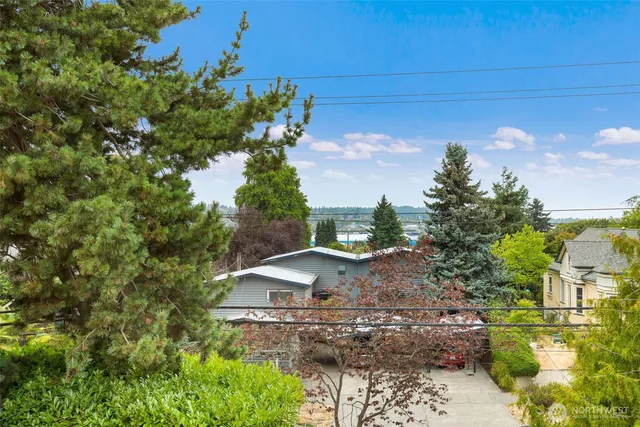 a view of a house with a yard and plants