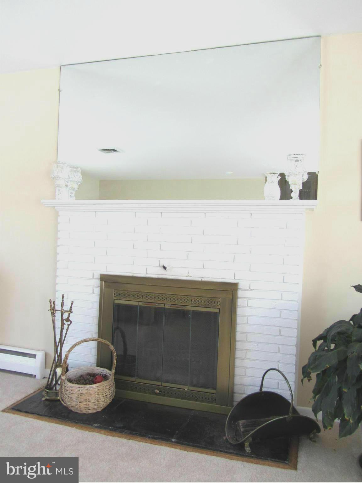 601 Sadler Road Baltimore, MD 21286 - Photo 9 of 30 Living Room with Wood Burning Fireplace