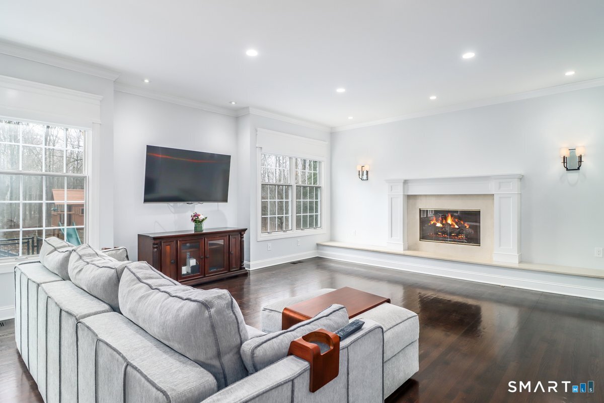 8 Encampment Place Ridgefield, CT 06877 - Photo 14 of 40 Family Room with Fireplace