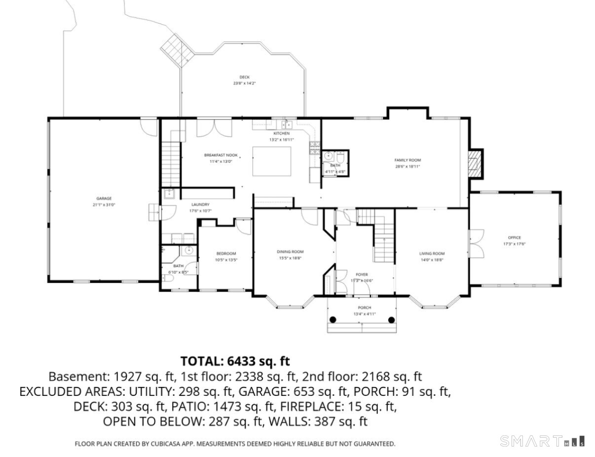 8 Encampment Place Ridgefield, CT 06877 - Photo 38 of 40 Main Level Floorplan
