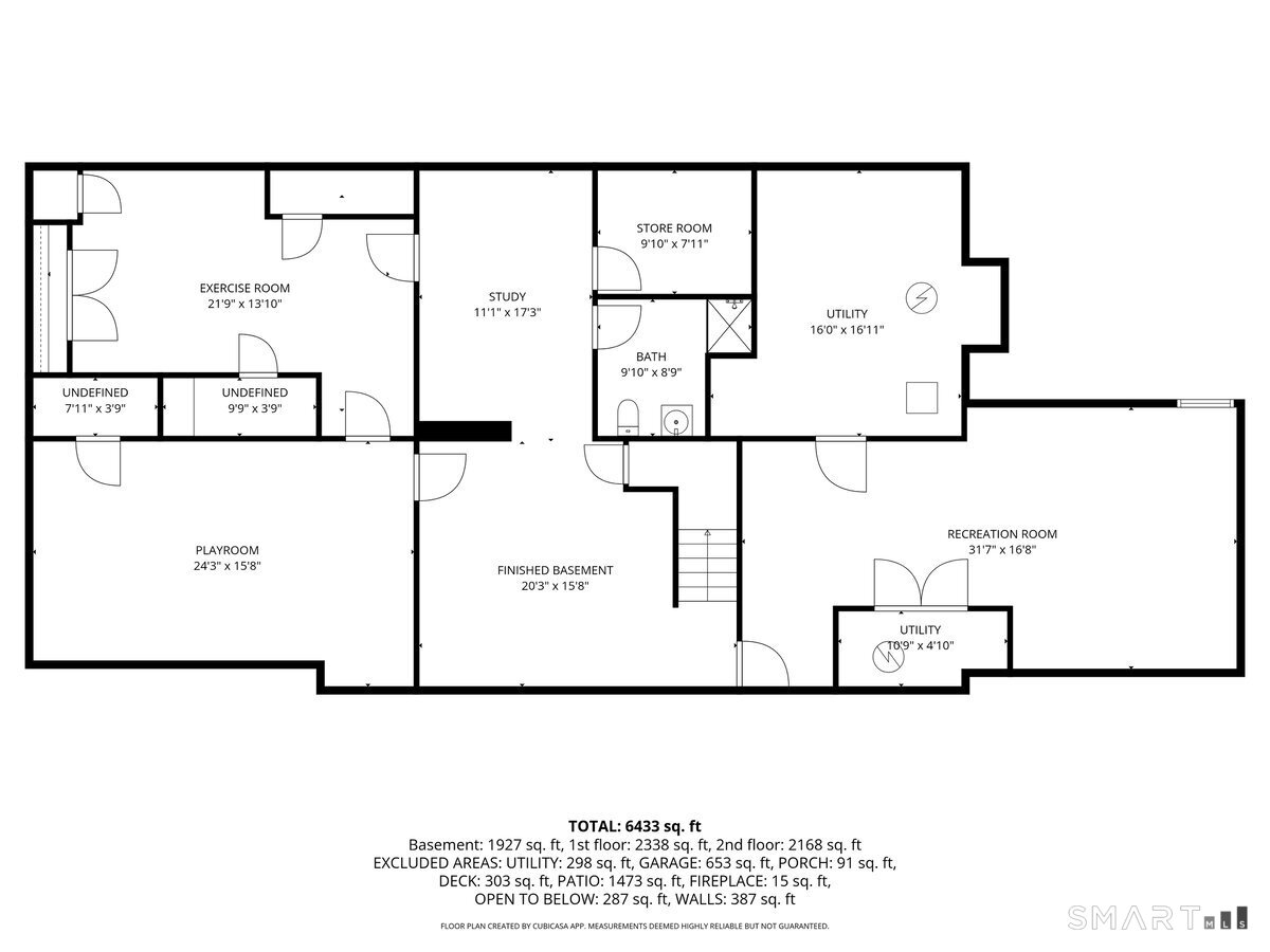 8 Encampment Place Ridgefield, CT 06877 - Photo 40 of 40 Lower Level Floorplan