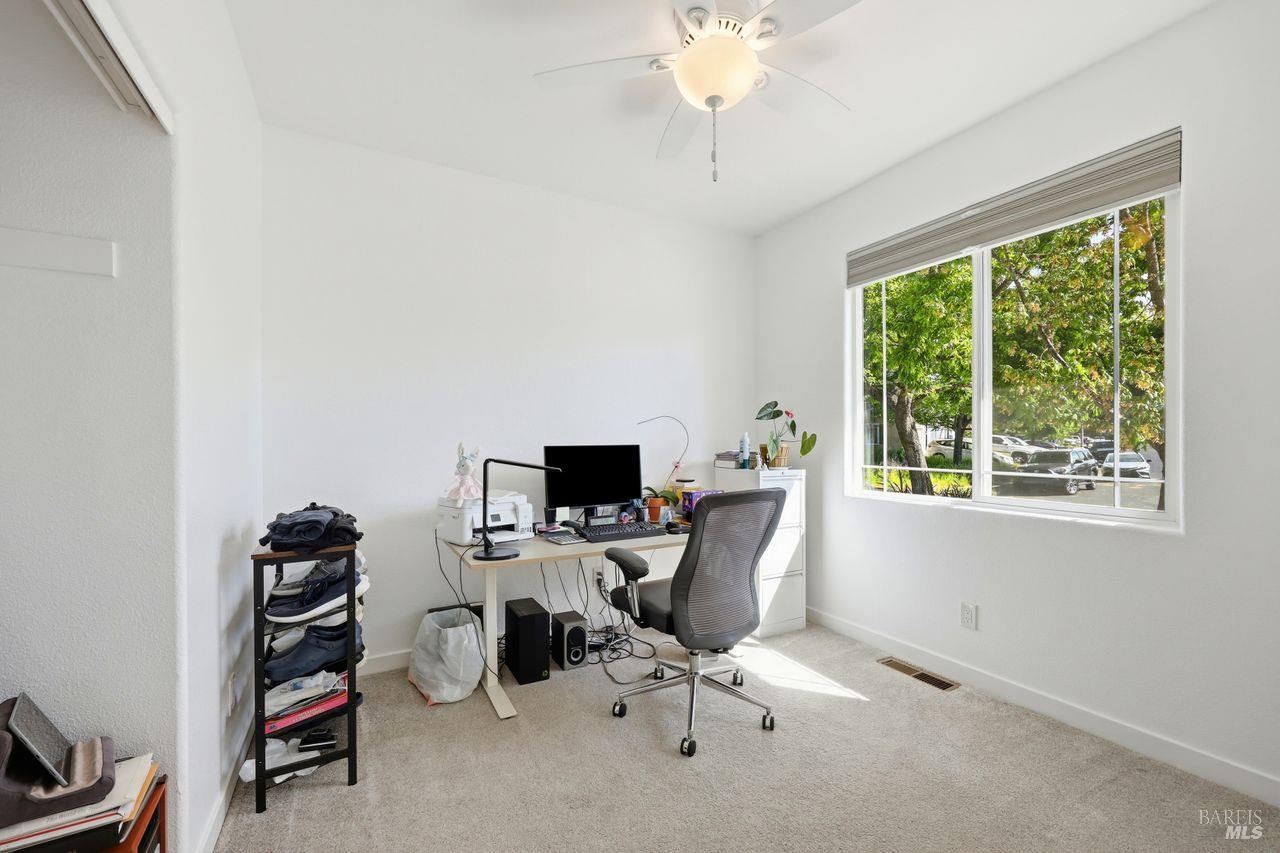 164 Fulton Place Windsor, CA 95492 - Photo 23 of 50 a view of a workspace with furniture and a window