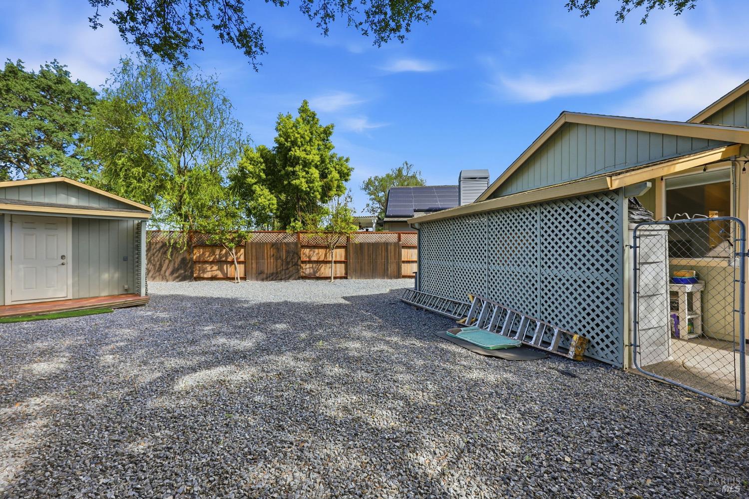 164 Fulton Place Windsor, CA 95492 - Photo 32 of 50 a view of a house with a yard and garage