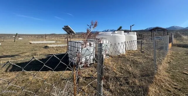 a view of a terrace with a ocean view