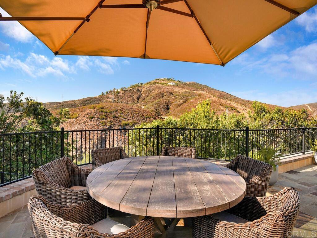4272 Via Ravello Rancho Santa Fe, CA 92091 - Photo 15 of 58 a view of balcony with furniture