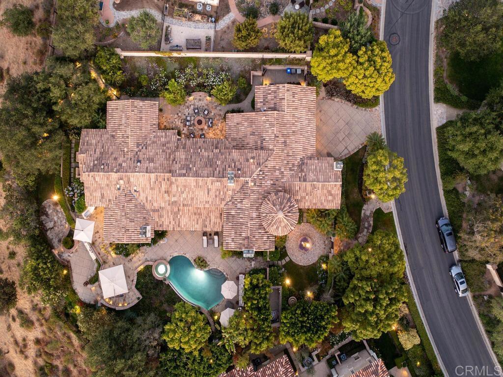 4272 Via Ravello Rancho Santa Fe, CA 92091 - Photo 53 of 58 an aerial view of a house with outdoor space