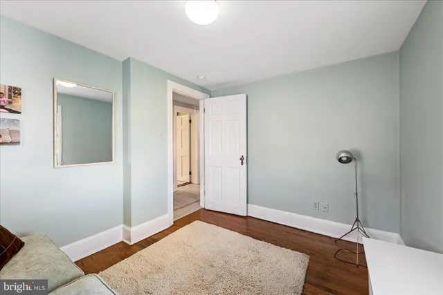 a view of a room with window