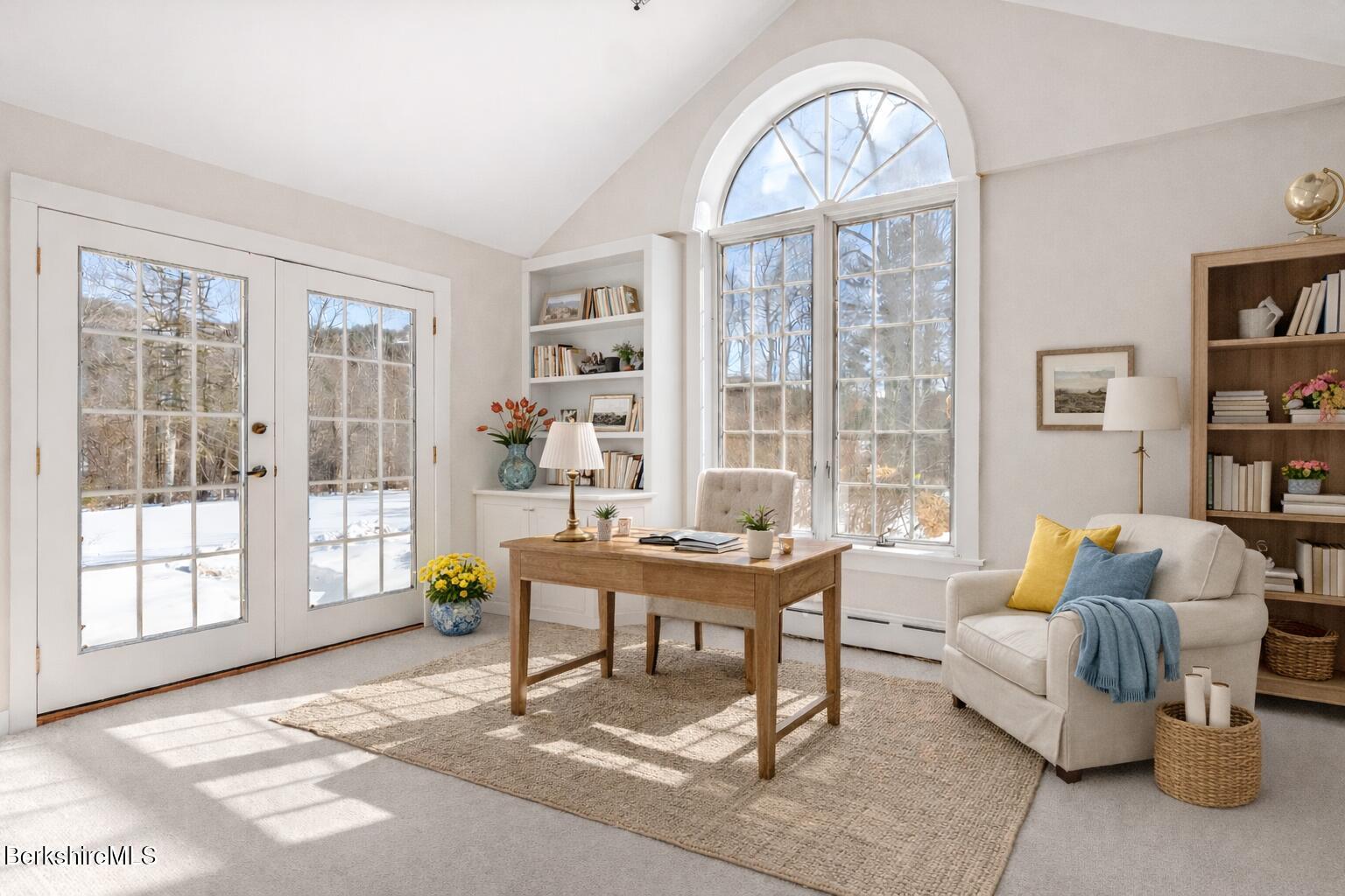 851 Lenox Road Richmond, MA 01254 - Photo 23 of 50 VIRTUALLY STAGED HOME OFFICE