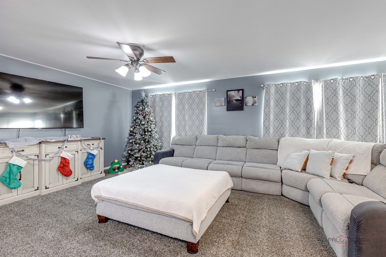 612 Kent Road McHenry, IL 60051 - Photo 3 of 18 a bedroom with a bed couch and a window