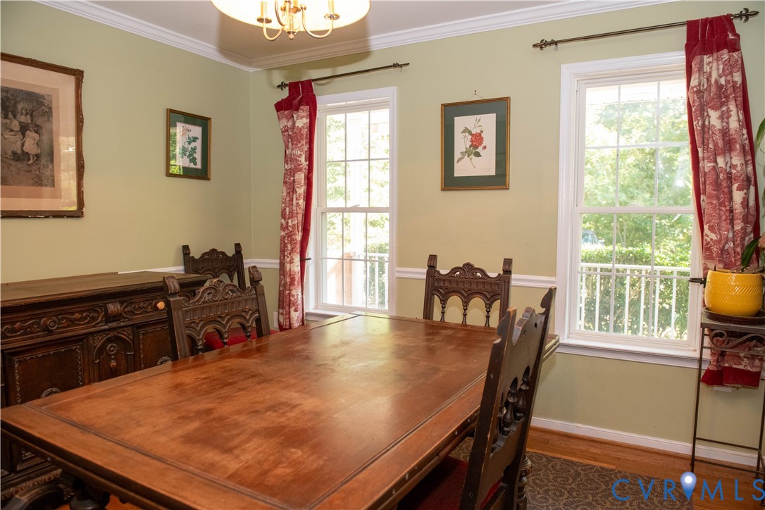 1897 Roundabout Road Louisa, VA 23093 - Photo 8 of 31 a dining room with a table and chairs