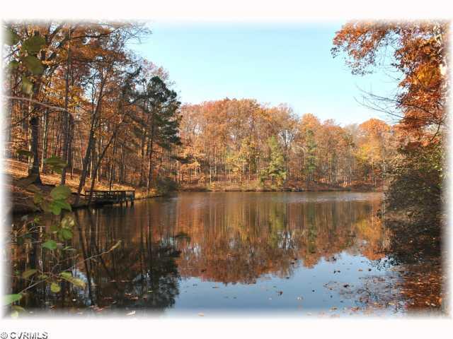 2730 East Brigstock Road Midlothian, VA 23113 - Photo 8 of 11 Exterior Back - Lake View from Rear Yard
