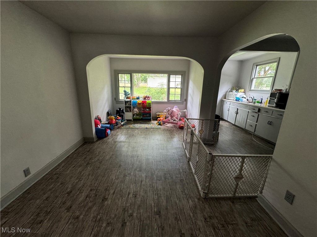 1920 South River Road Zanesville, OH 43701 - Photo 10 of 21 Hallway with dark hardwood / wood-style flooring