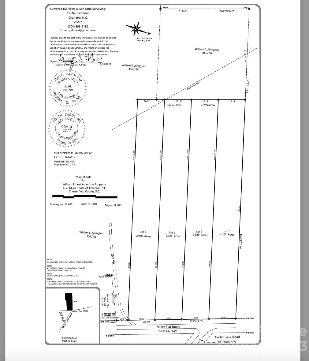Lot 3 Miller Flat Road Jefferson, SC 29718 - Photo 2 of 2 unknown