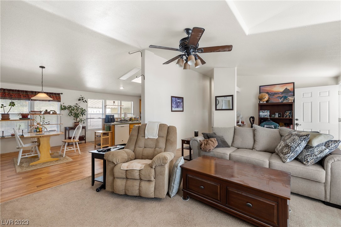 400 West Pechstein Road Pahrump, NV 89060 - Photo 8 of 50 20x14 Living Room , lighted ceiling fan