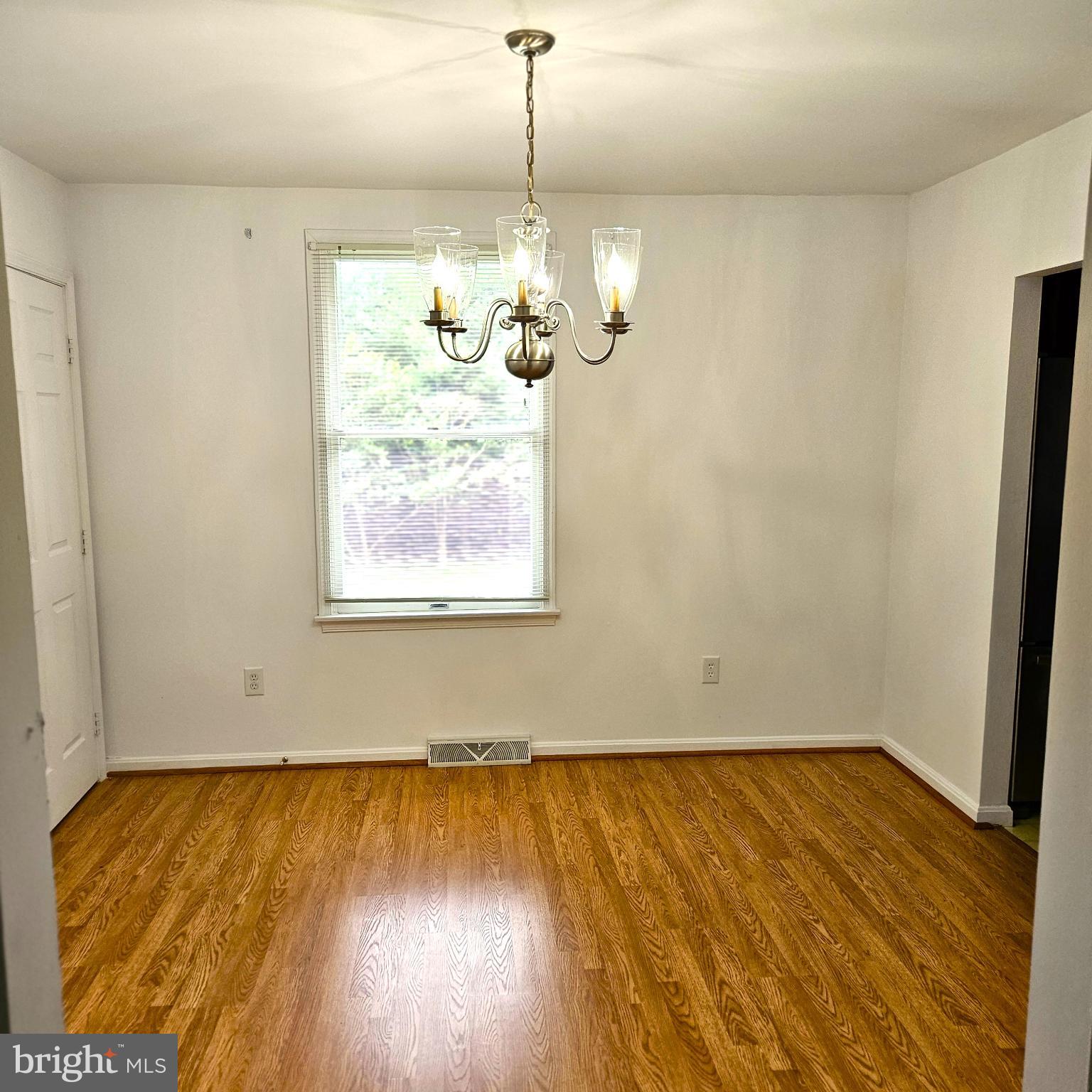 7 Skyline Lane Washington, VA 22747 - Photo 24 of 42 a view of a room with wooden floor chandelier and a window