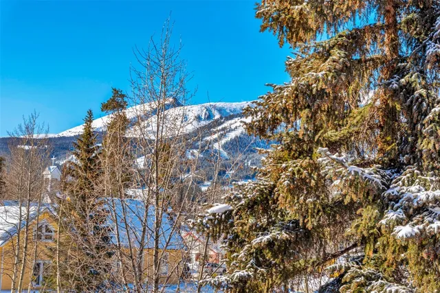 a view of a house with a large window
