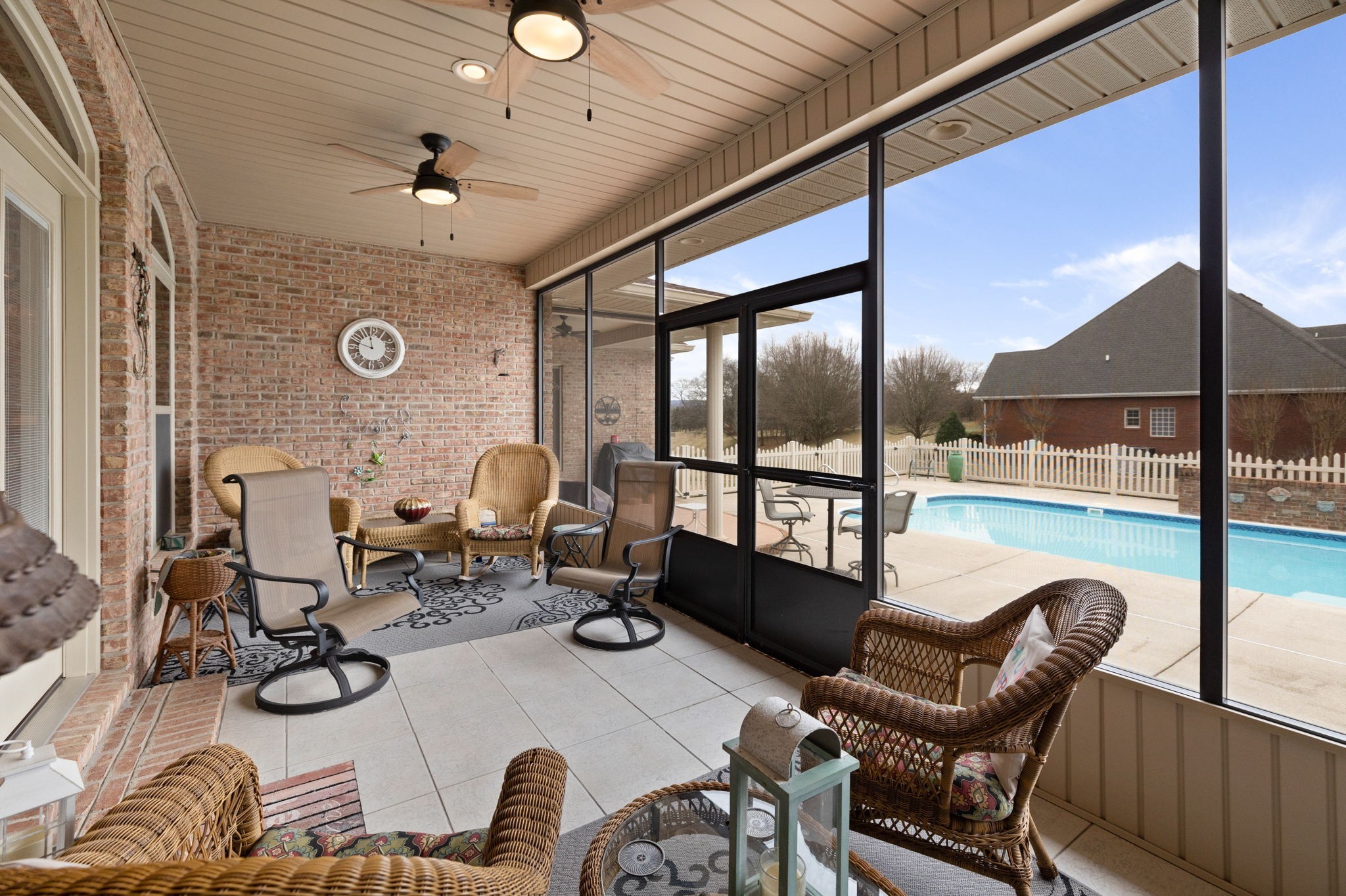 469 Pickney Road Winchester, TN 37398 - Photo 36 of 49 Screened in porch with tile floors.