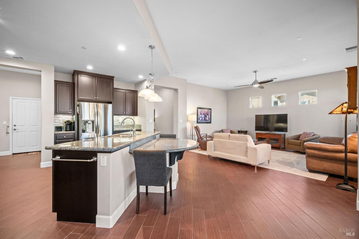 316 Birch Ridge Drive Rio Vista, CA 94571 - Photo 12 of 70 a living room with fireplace furniture and a wooden floor