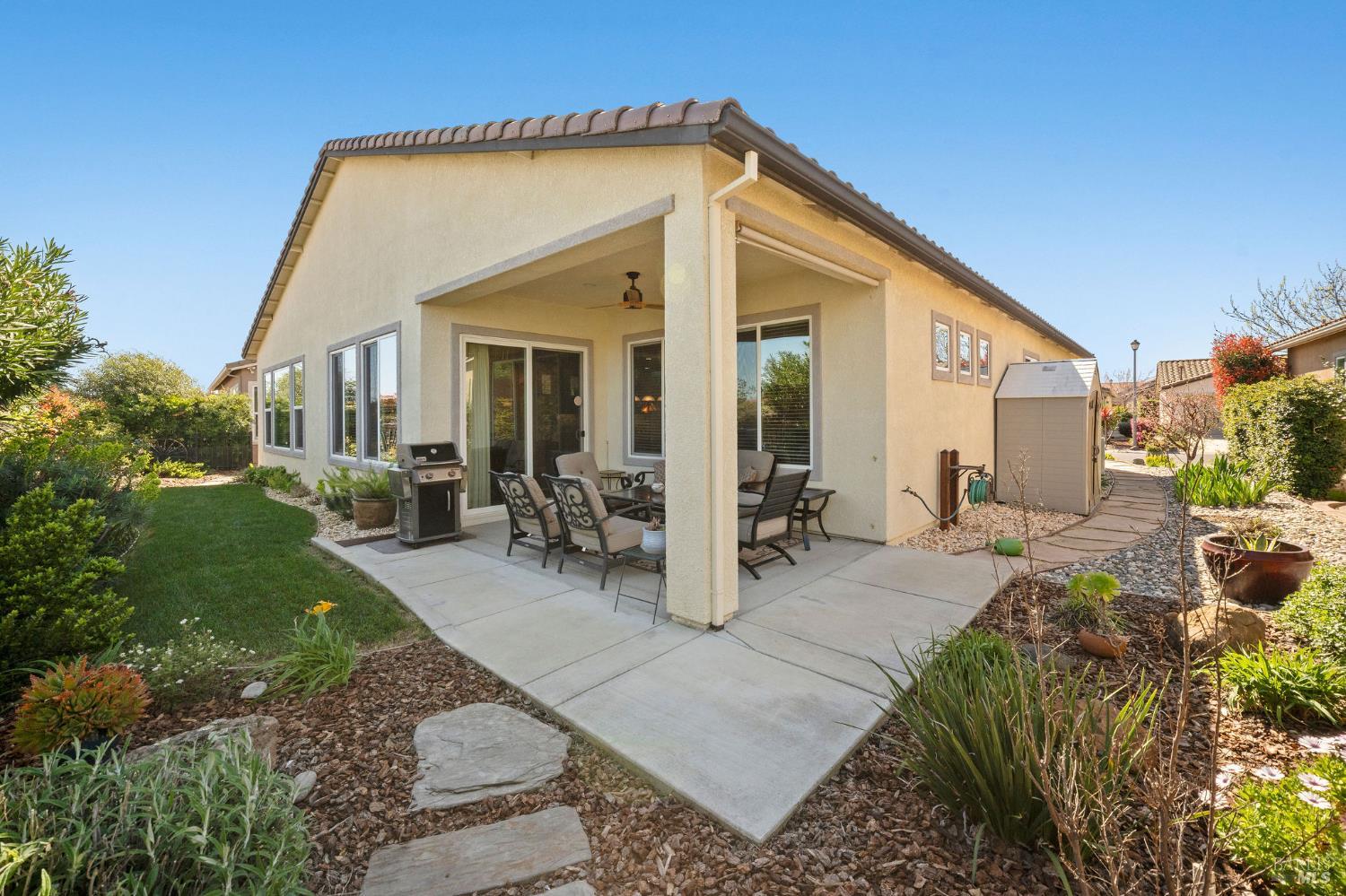 316 Birch Ridge Drive Rio Vista, CA 94571 - Photo 30 of 70 a view of a house with backyard and sitting area