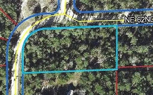 .96 acre lot is located on the corner of NE 108th Avenue and NE 62nd St.