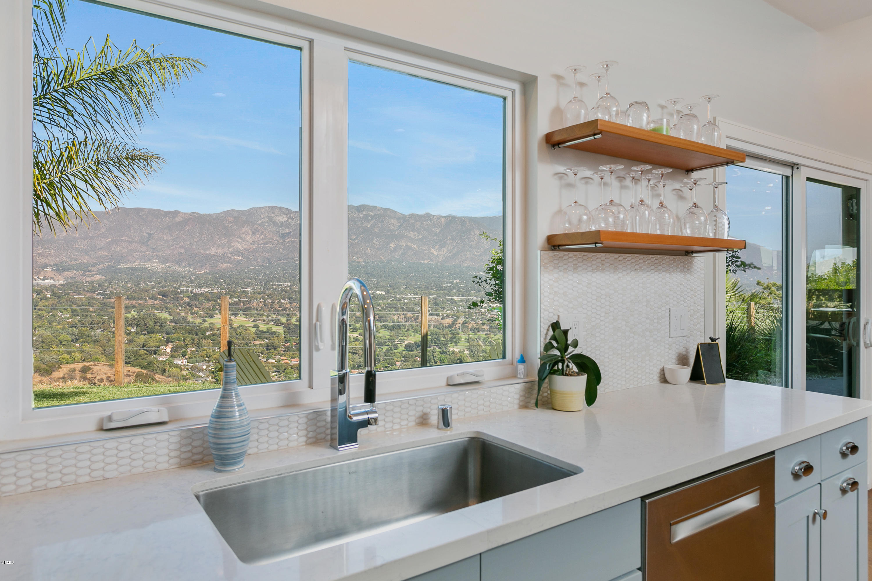 770 Panorama Place Pasadena, CA 91105 - Photo 16 of 47 a kitchen with a sink and a large window