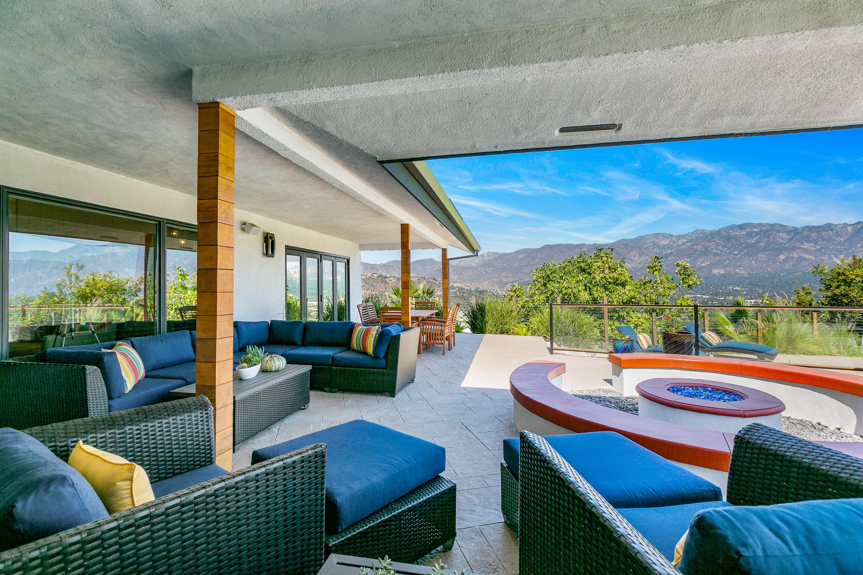 770 Panorama Place Pasadena, CA 91105 - Photo 26 of 47 a outdoor sitting area with furniture and a view of lake